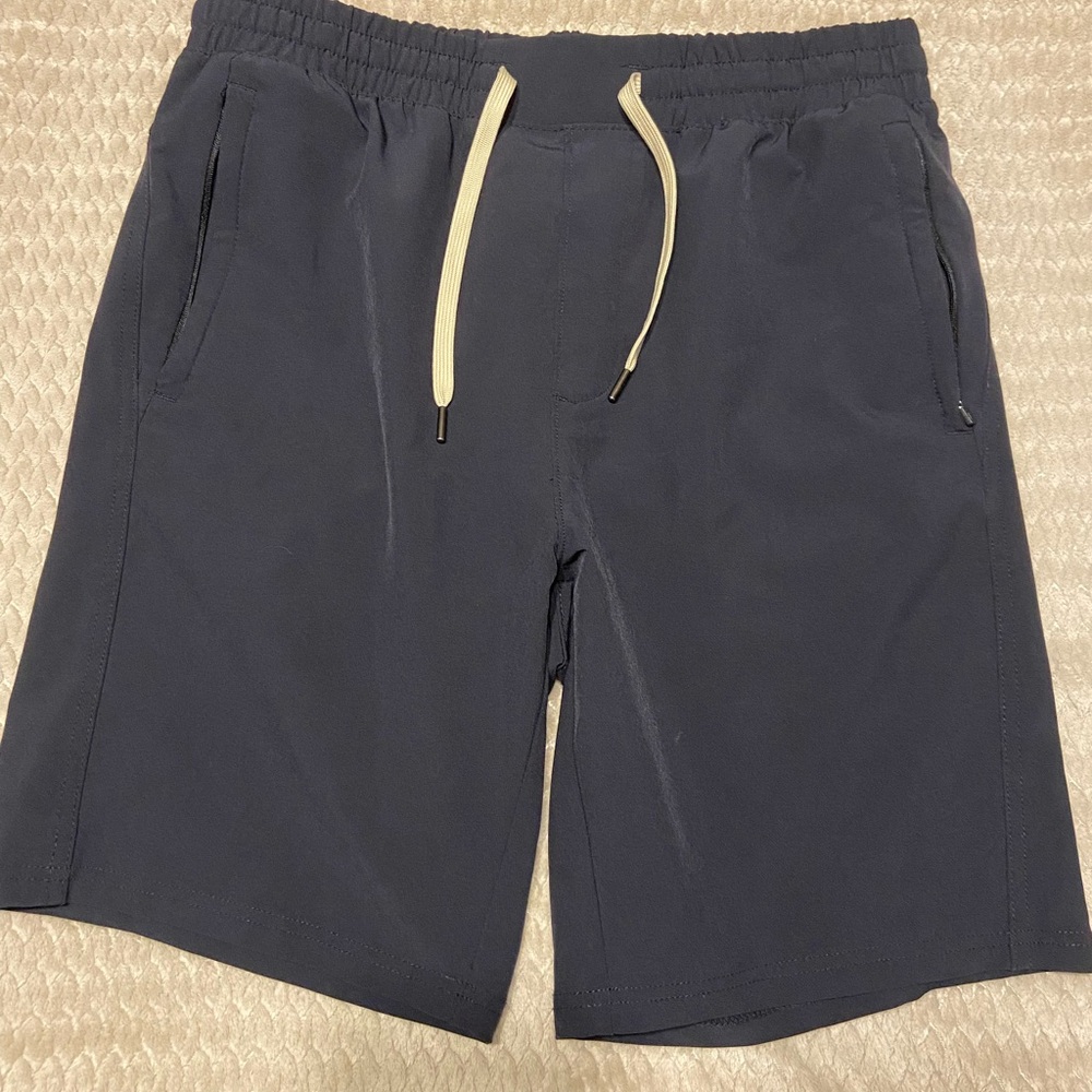 Men's Athletic Shorts with Drawstring in Navy